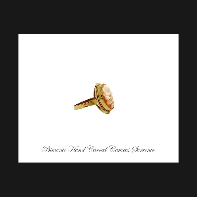 ''Rose'' Cameo Ring