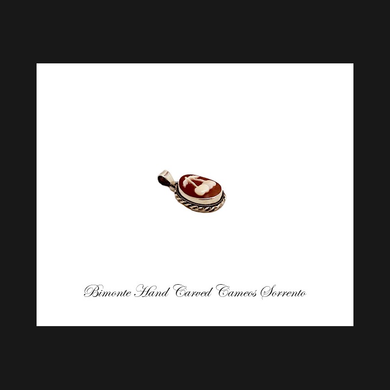 ''Cherries'' Cameo Pendant