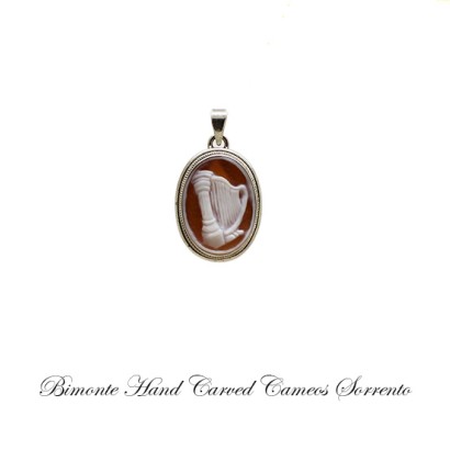 ''Harp'' Cameo Pendant