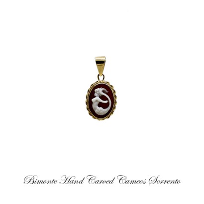 ''Siren of Sorrento'' Cameo Pendant