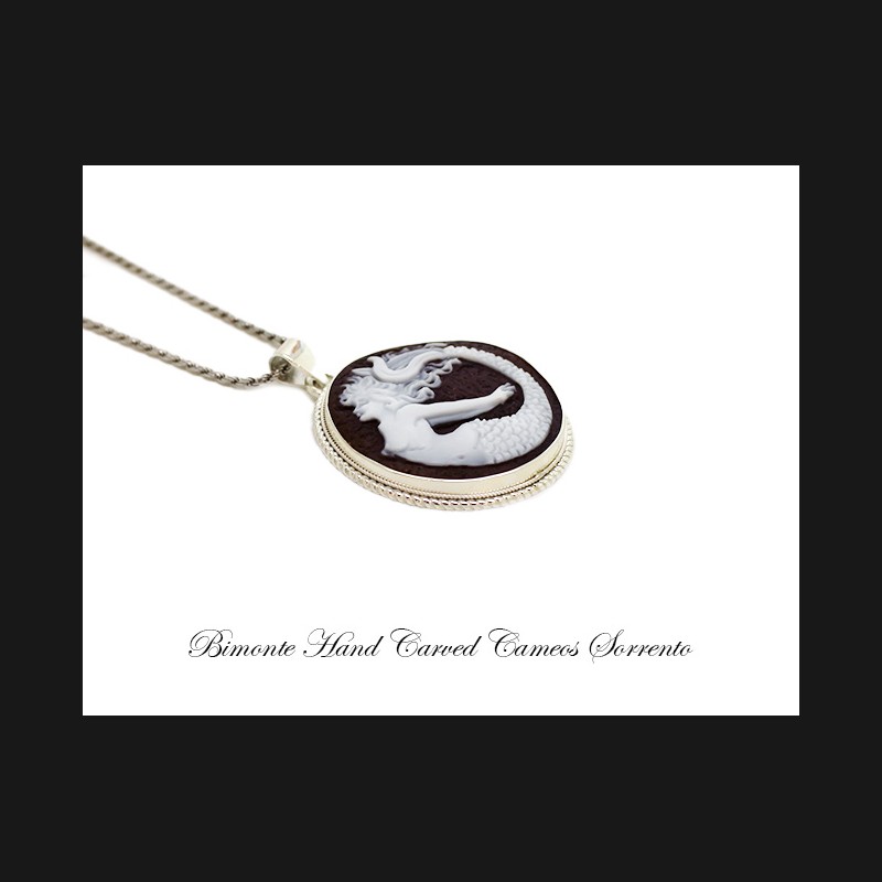 ''Siren of Sorrento'' Cameo Necklace