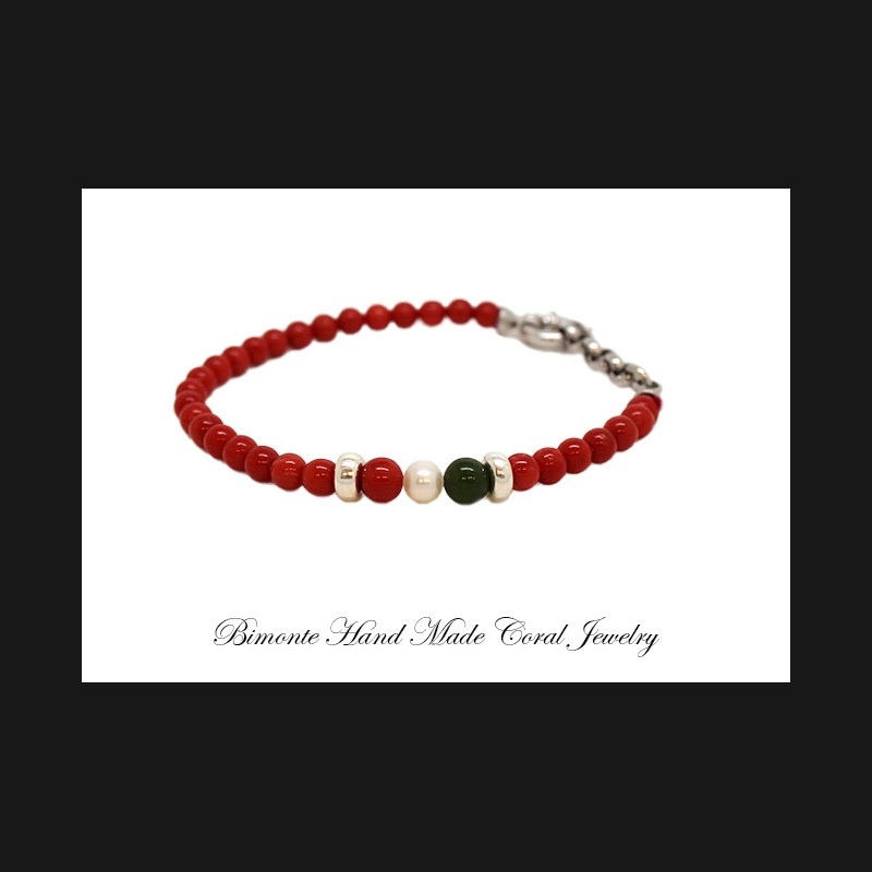 ''Italiano'' Red Italian Coral Bracelet