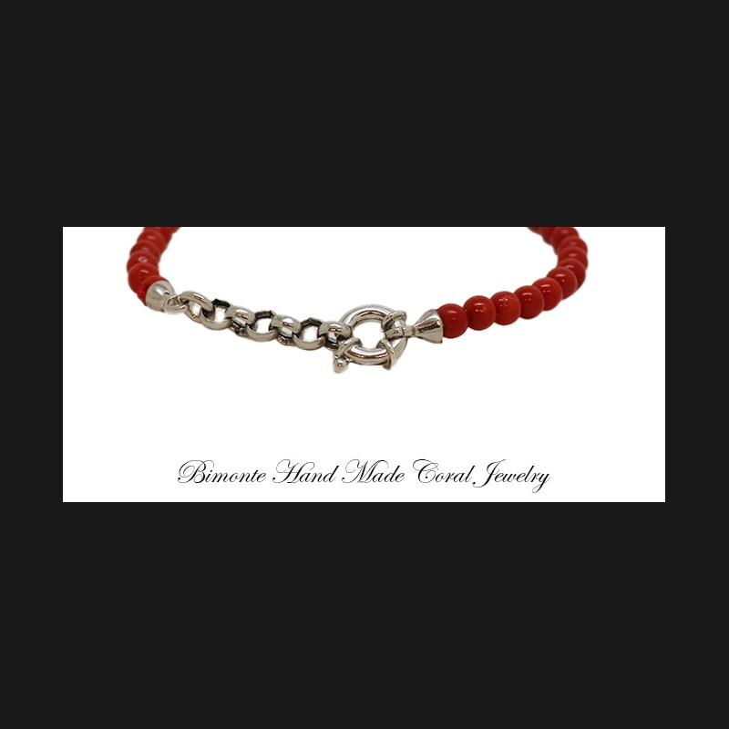 ''Italiano'' Red Italian Coral Bracelet