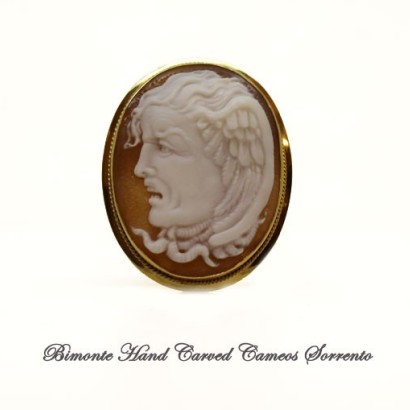 "Gorgone"Cameo Brooch And Pendant