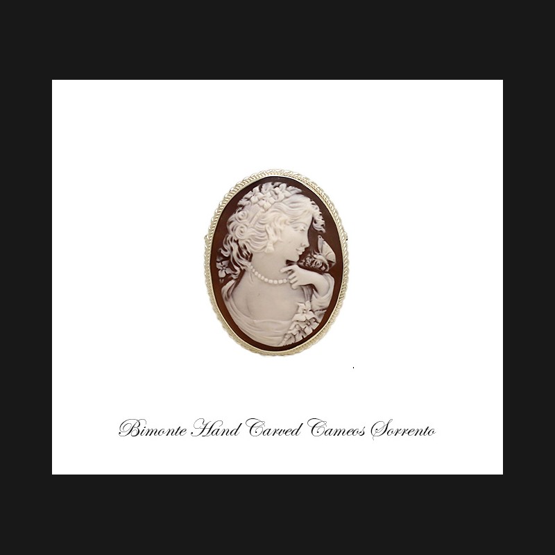 ''Bella'' Cameo Brooch and Pendant