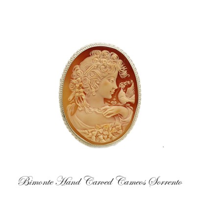 ''Bella'' Cameo Brooch and Pendant