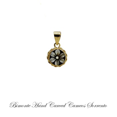 ''Flower of Joy'' Cameo Pendant