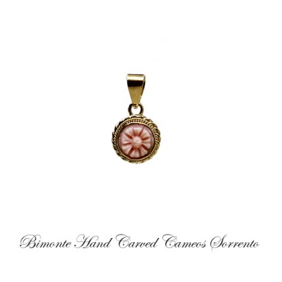 ''Flower of Joy'' Cameo Pendant