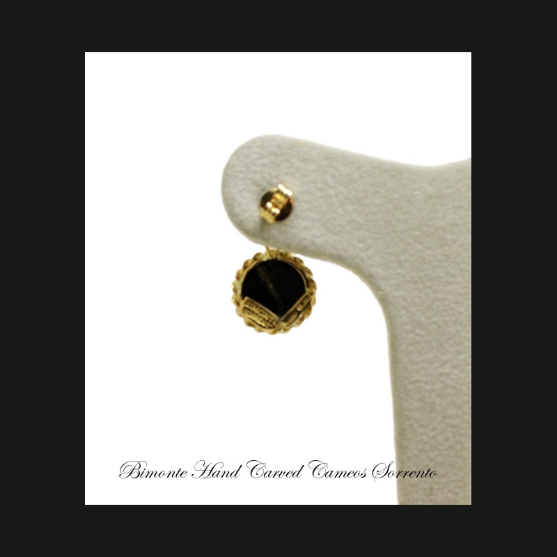 ''Flower of Joy'' Cameo Earrings