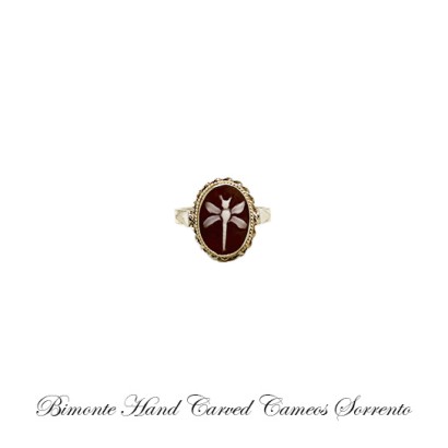 ''Dragonfly'' Cameo Ring