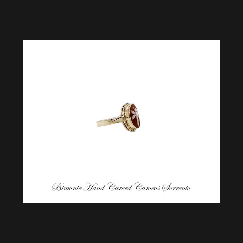 ''Dragonfly'' Cameo Ring