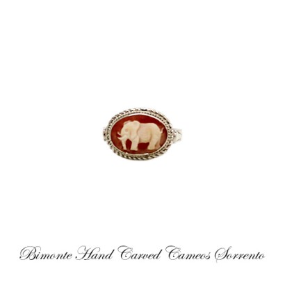 ''Elephant'' Cameo Ring
