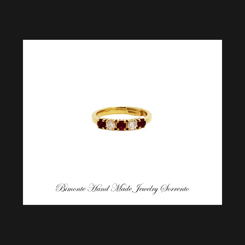 Rubies and Diamonds Ring