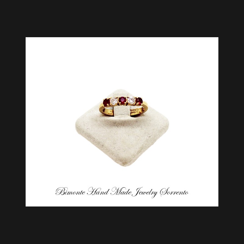 Rubies and Diamonds Ring