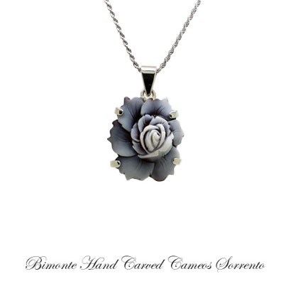''Rose'' Cameo Necklace