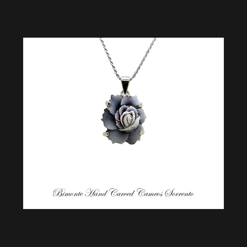 ''Rose'' Cameo Necklace