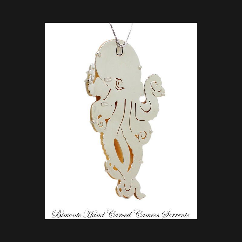 ''Octopus'' Cameo Necklace