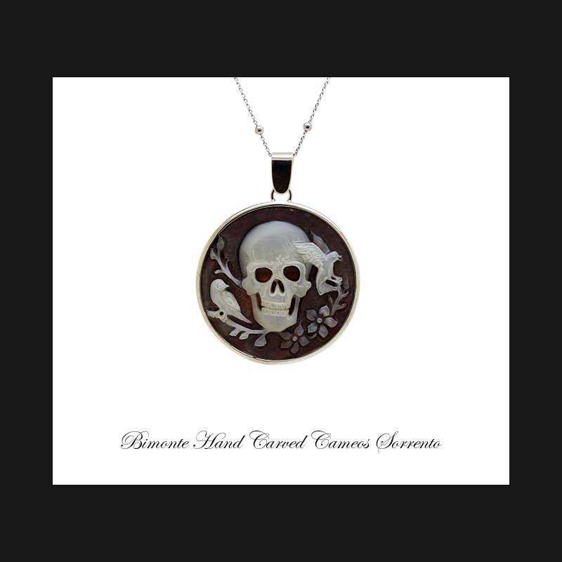 ''Memento Mori'' Cameo Necklace