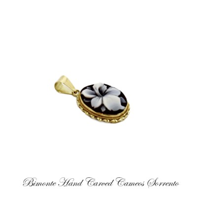 ''Lily'' Cameo Pendant
