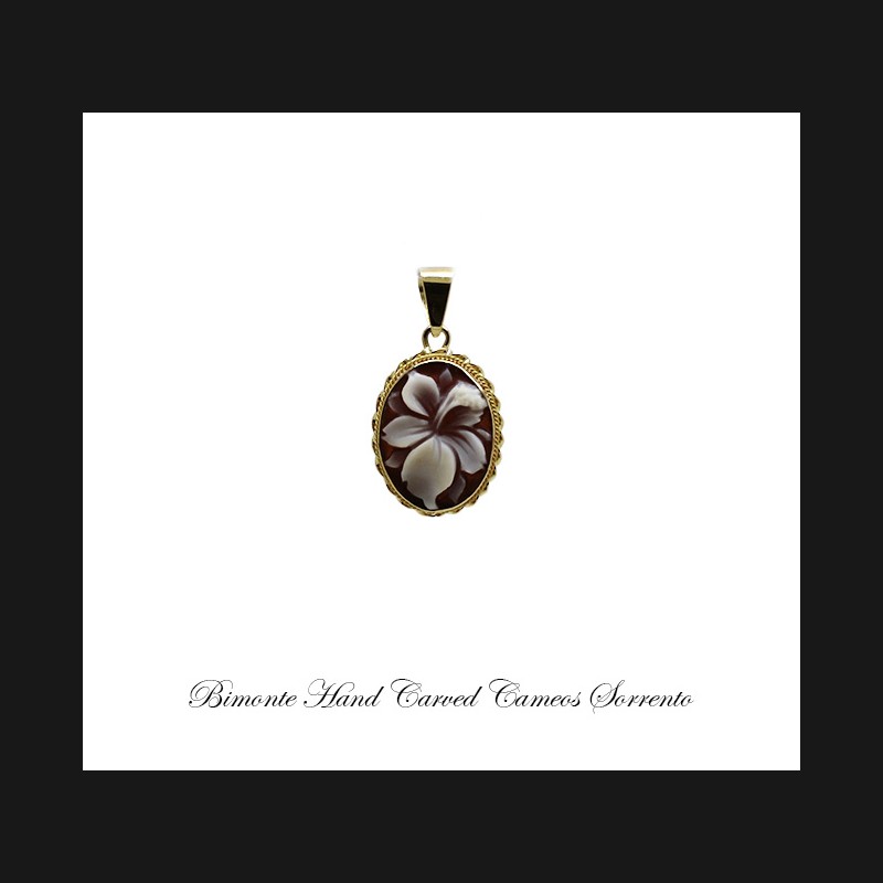 ''Lily'' Cameo Pendant