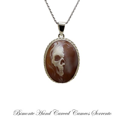 ''Memento Mori'' Cameo Necklace