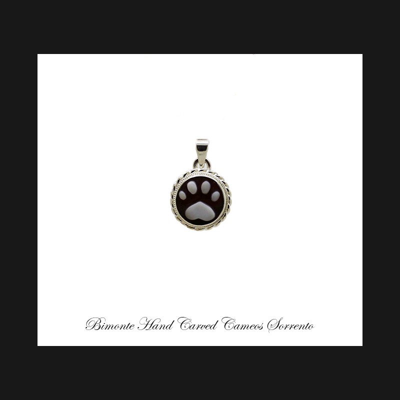 ''Paw'' Cameo Pendant