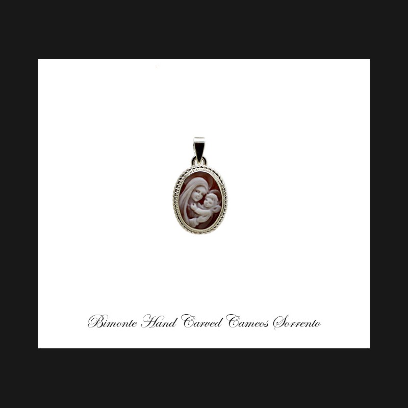 ''Madonna & Child'' Cameo Pendant