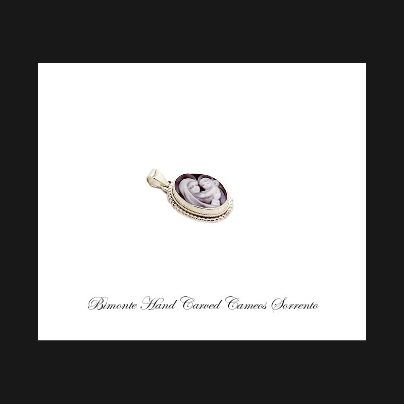 ''Madonna & Child'' Cameo Pendant
