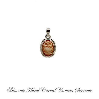 ''Owl'' Cameo Pendant