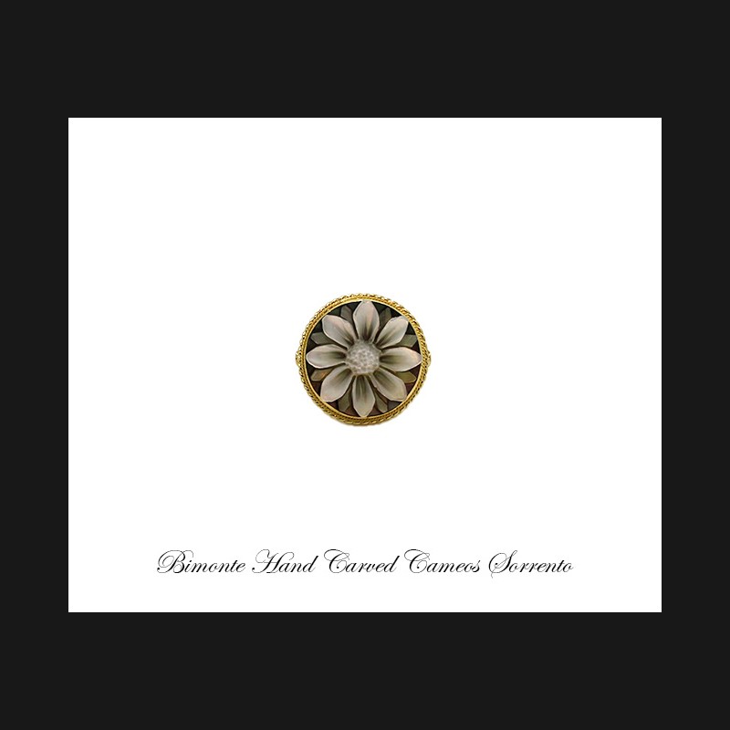 ''Bright Daisy'' Cameo Ring