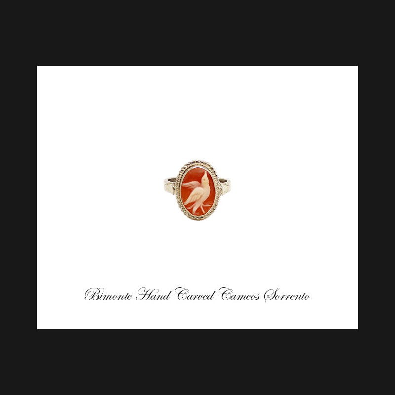 ''Hummingbird'' Cameo Ring