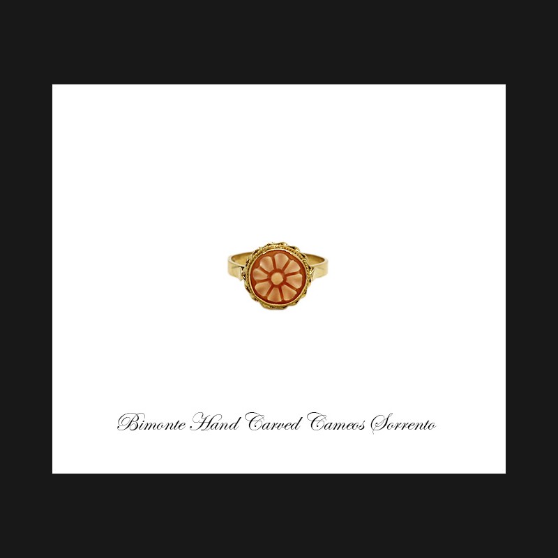 ''Flower of Joy'' Cameo Ring