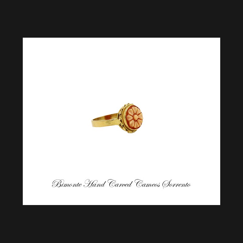 ''Flower of Joy'' Cameo Ring