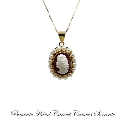 ''Diana'' Old Cameo Necklace