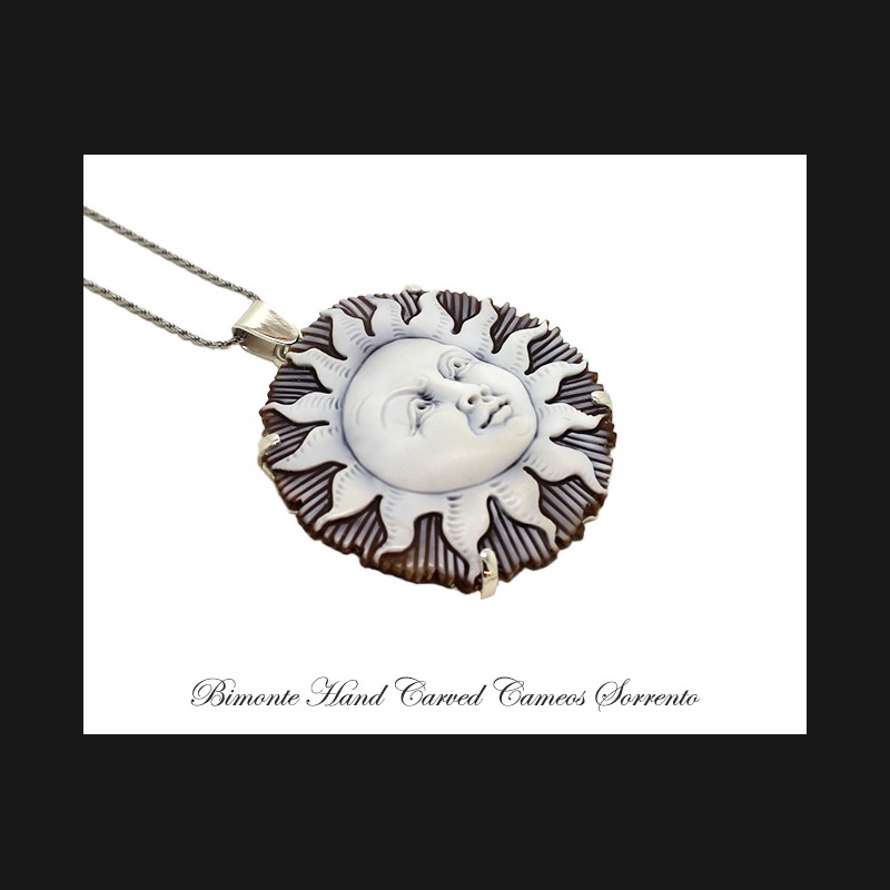 ''Sun'' Cameo Necklace