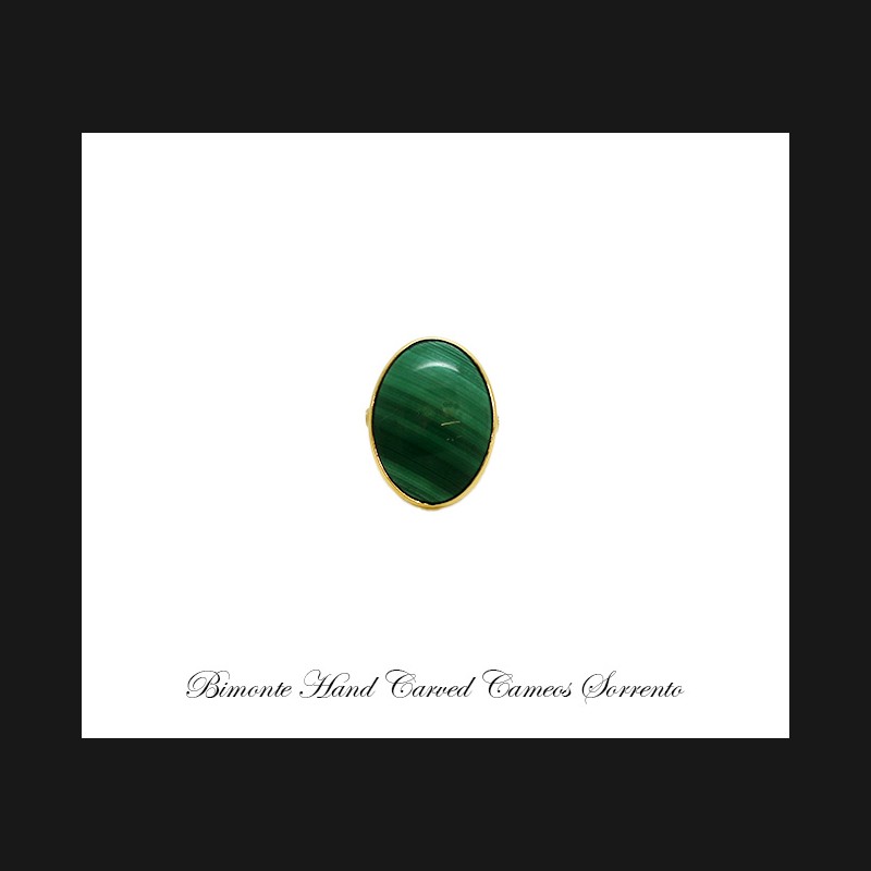''Saturno'' Malakite Stone Ring