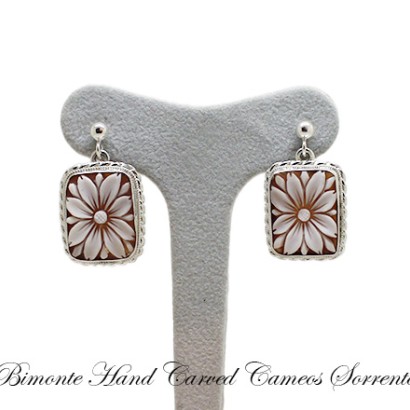 ''Bei Fiori'' Cameo Earrings