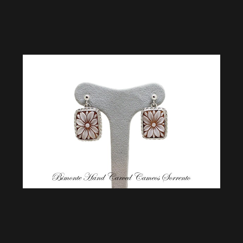 ''Bei Fiori'' Cameo Earrings