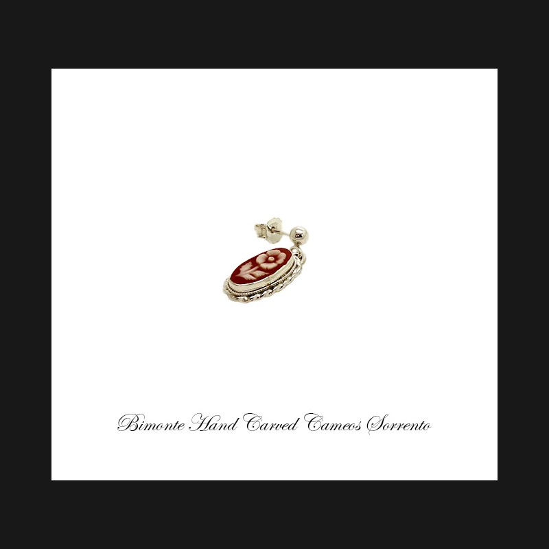 ''Fiorellino'' Cameo Earrings