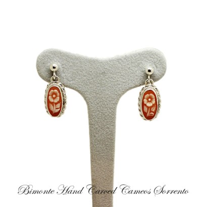 ''Fiorellino'' Cameo Earrings