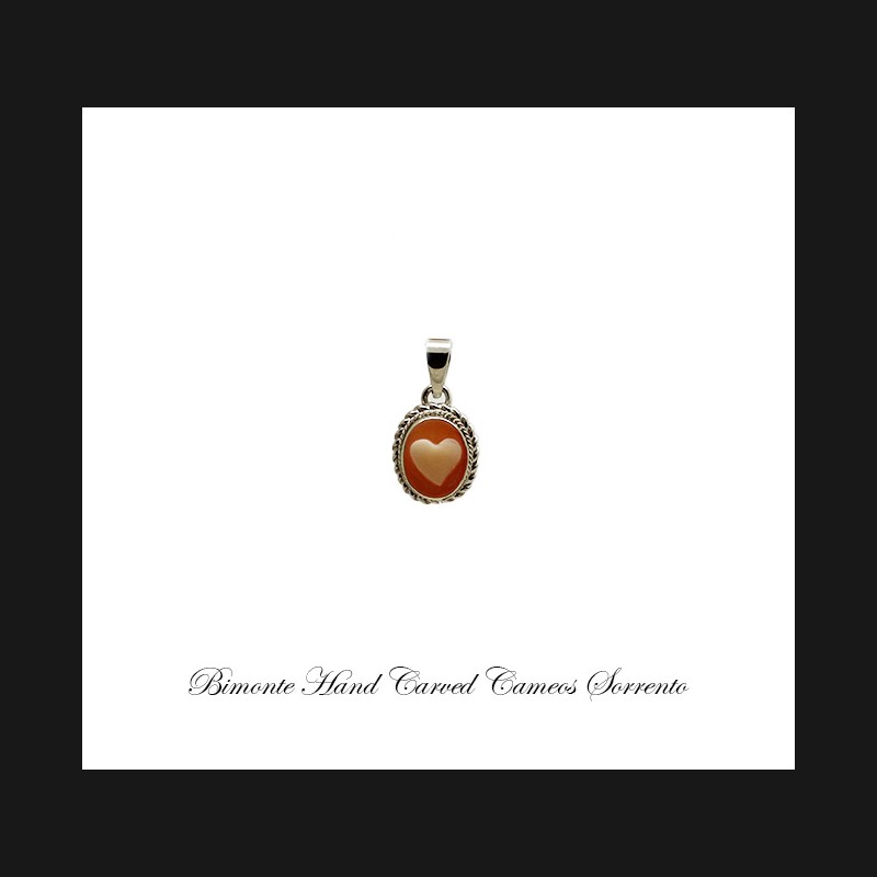 ''Heart'' Cameo Pendant