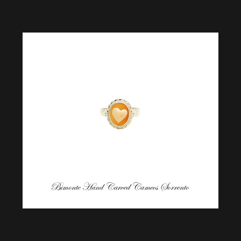 ''Heart'' Cameo Ring