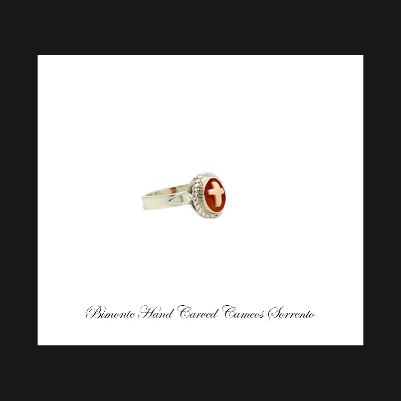 ''Cross'' Cameo Ring