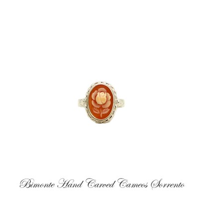 ''Rose'' Cameo Ring
