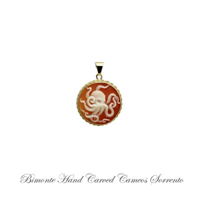 ''Octopus'' Cameo Pendant