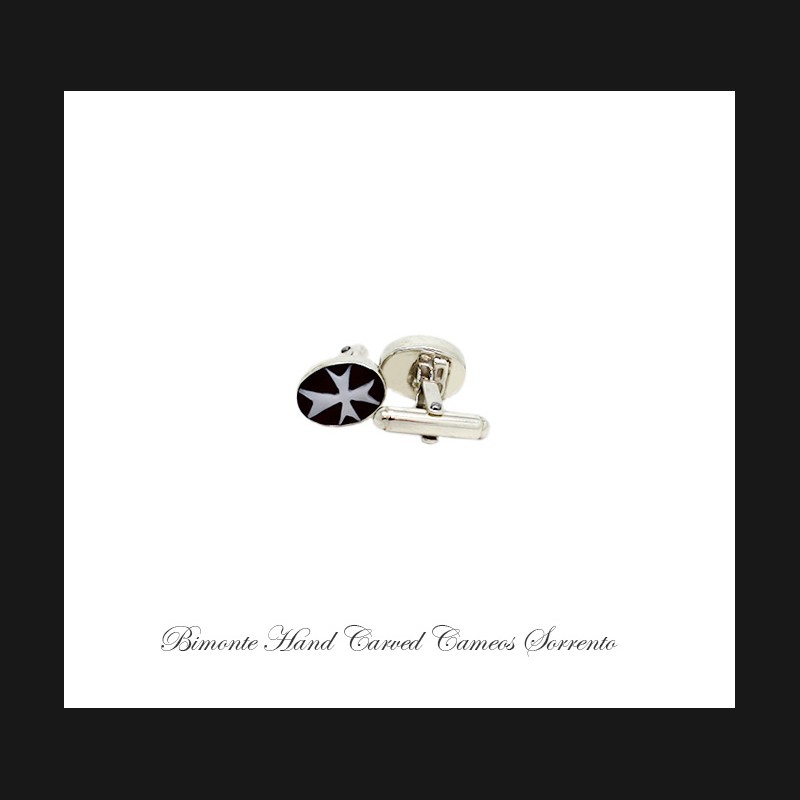 ''Cross'' Cameo Cufflinks