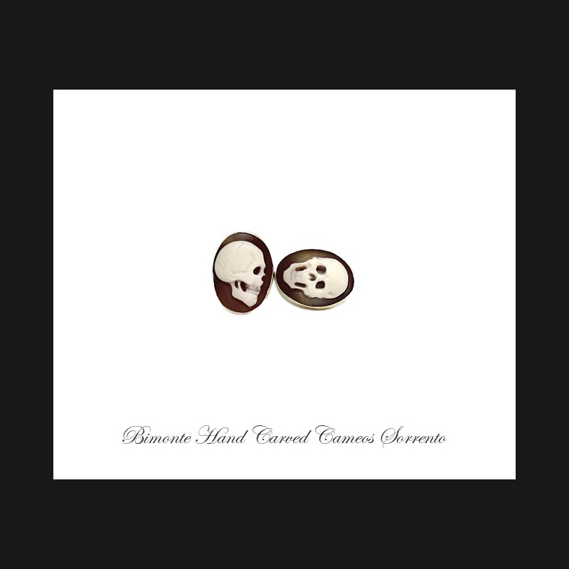 ''Memento Mori'' Cameo Cufflinks