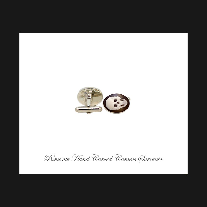 ''Memento Mori'' Cameo Cufflinks