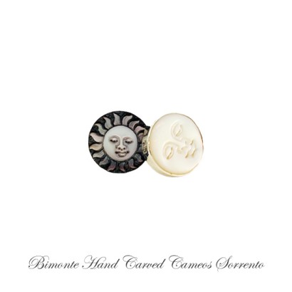 ''Sun & Moon'' Cameo Cufflinks