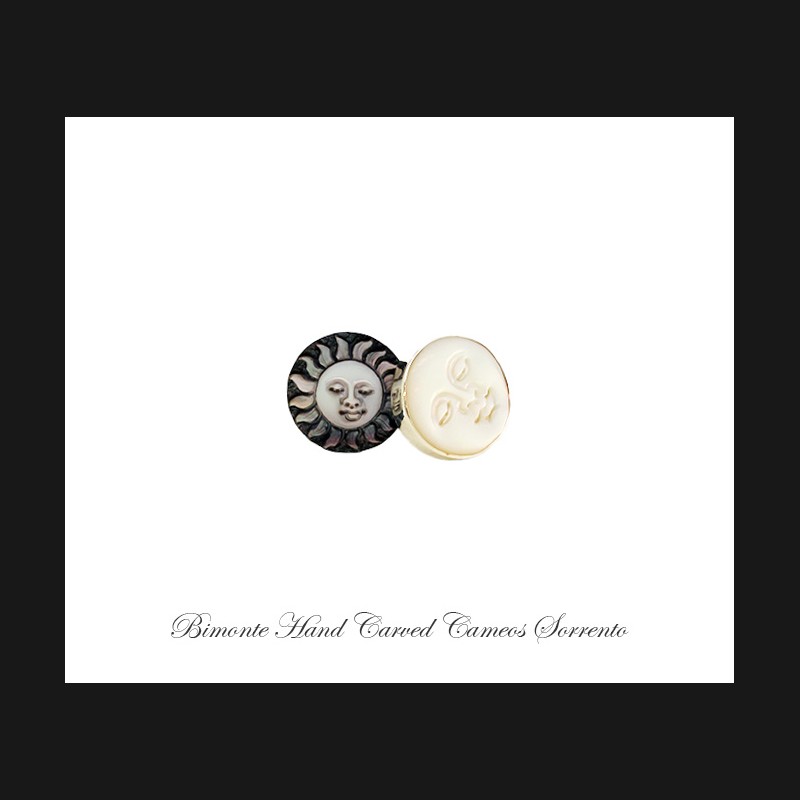 ''Sun & Moon'' Cameo Cufflinks